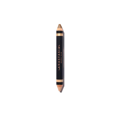 Anastasia Beverly Hills Highlighting Duo Pencil front view showing matte and shimmer ends