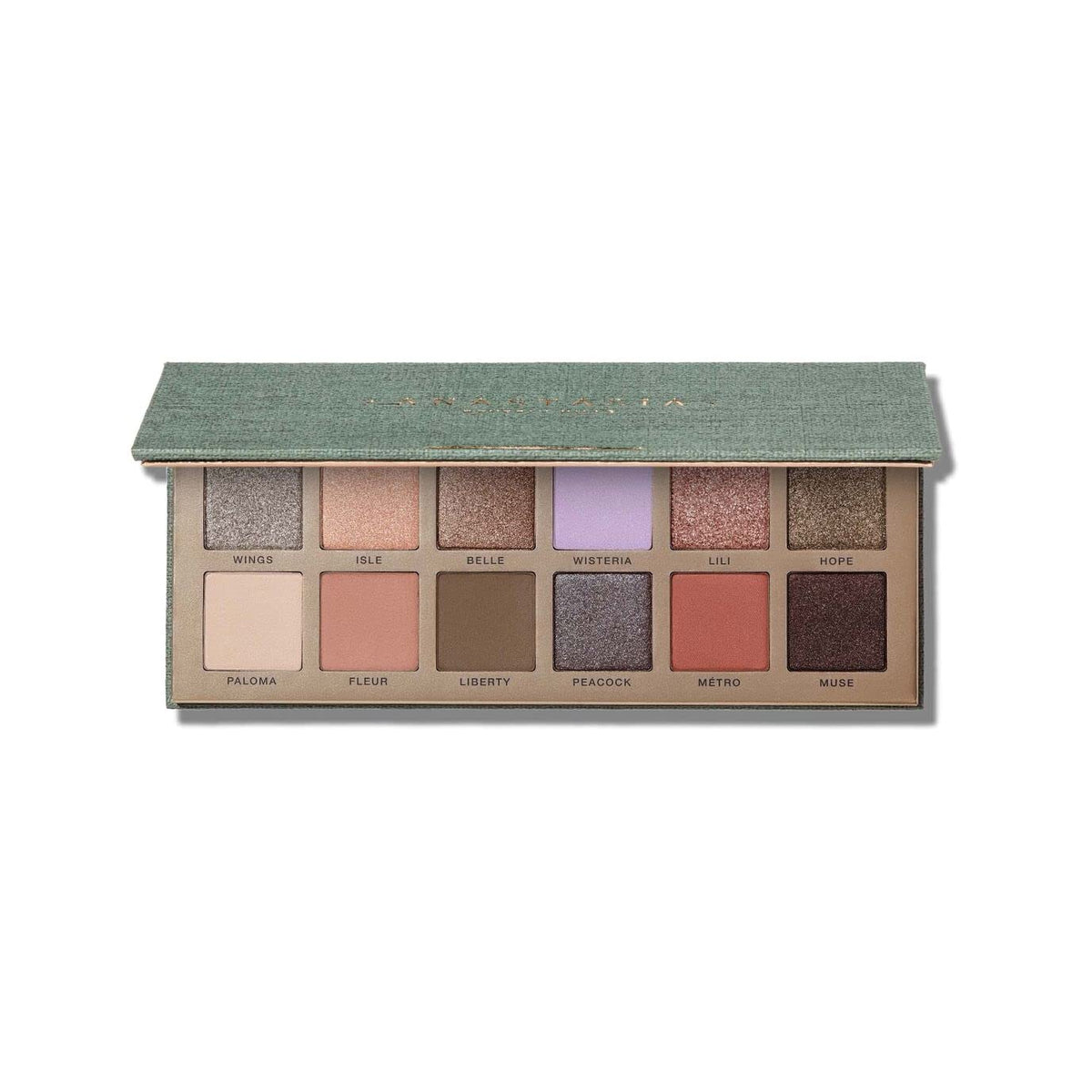 Anastasia Beverly Hills Nouveau Palette front view with 12 shades