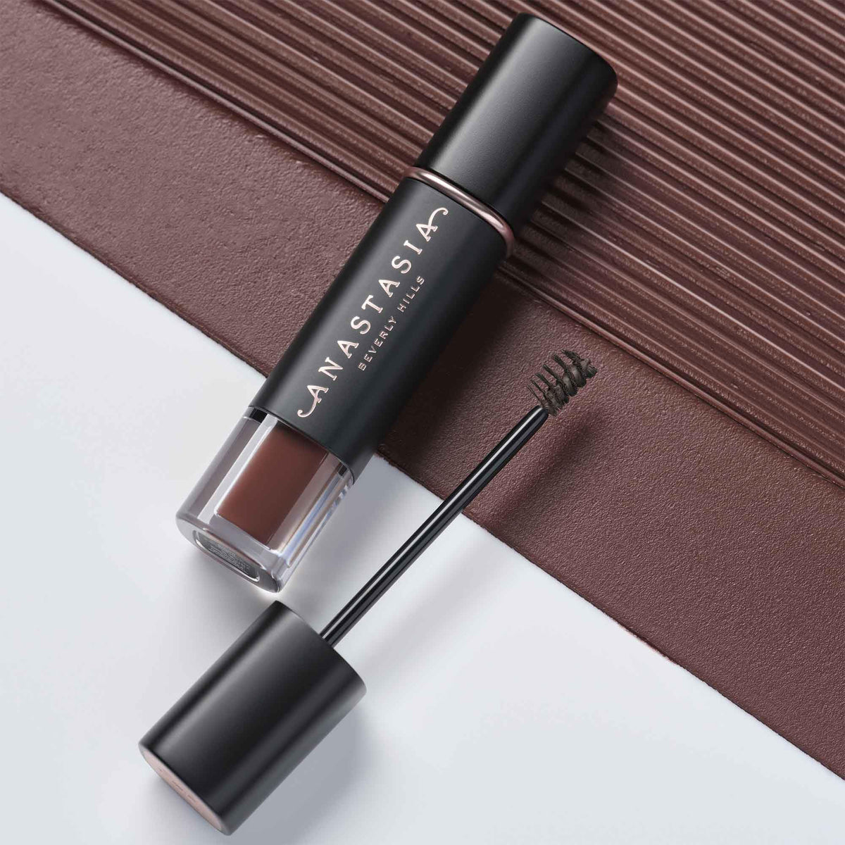 Anastasia Beverly Hills Volumizing Tinted Brow Gel Mini Deluxe in use on brows