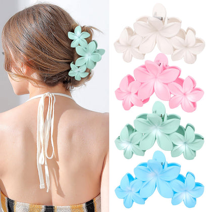ANBALA Flower Claw Hair Clips in assorted colours front view