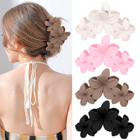 ANBALA Flower Hair Accessories set with four colourful clips