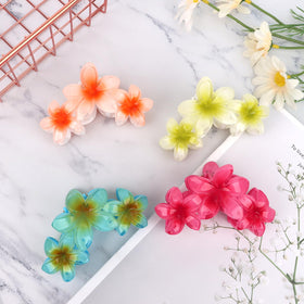 ANBALA flower hair clips on a stylish outfit