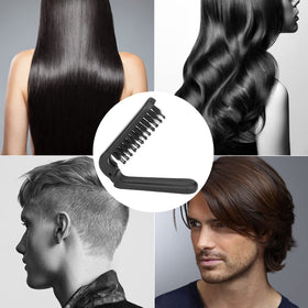 Ancable Travel Folding Hair Brush side view