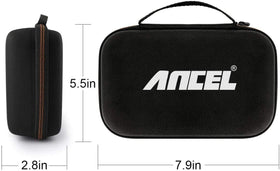 ANCEL Large Protective Case side view with handle
