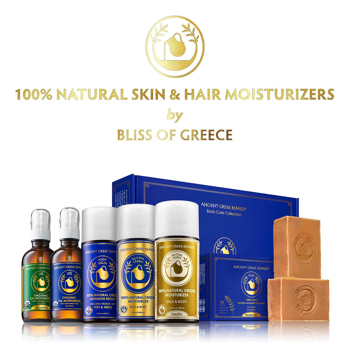 Ancient Greek Remedy Organic Body & Face Oil 8oz with dropper