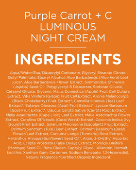 Andalou Naturals Purple Carrot Night Cream open jar view