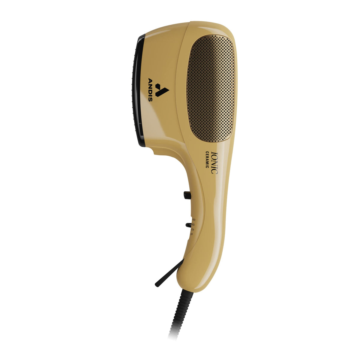 Andis 82125 Hair Dryer in use on curly hair