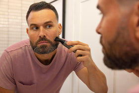 Andis inEDGE Trimmer showing interchangeable heads