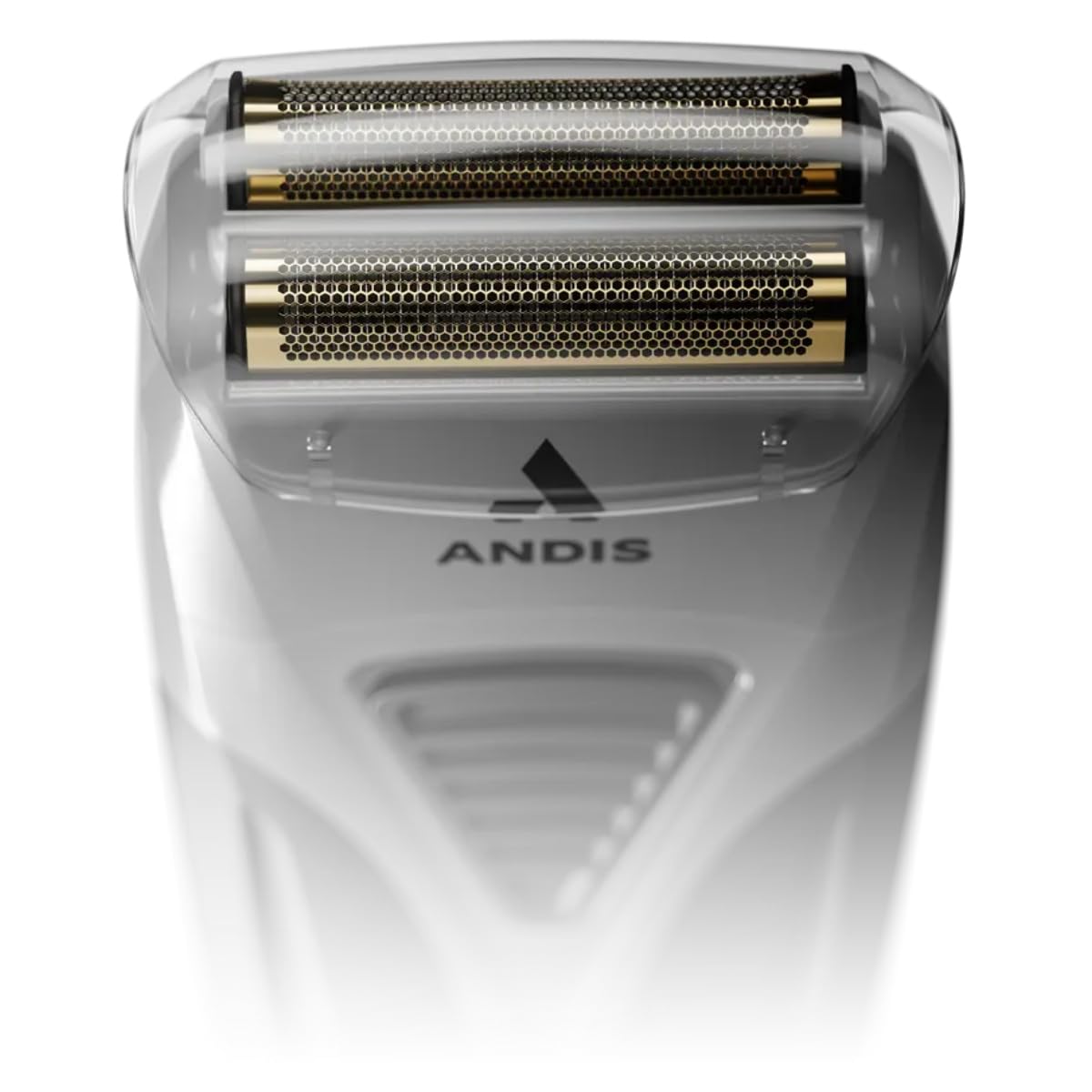 Andis Pro Foil Lithium Titanium Foil Shaver in charging stand