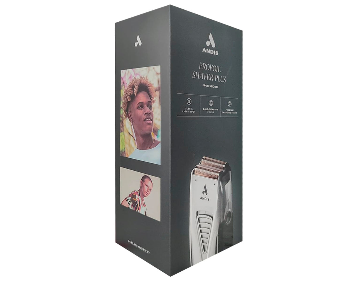 Andis Pro Foil Lithium Titanium Foil Shaver with pop-up trimmer engaged
