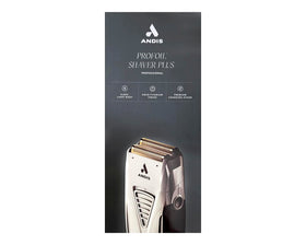Andis Pro Foil shaver showing no-slip rubber grip