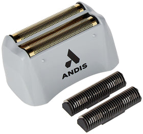 Andis ProFoil replacement foil and cutter packaging with titanium details