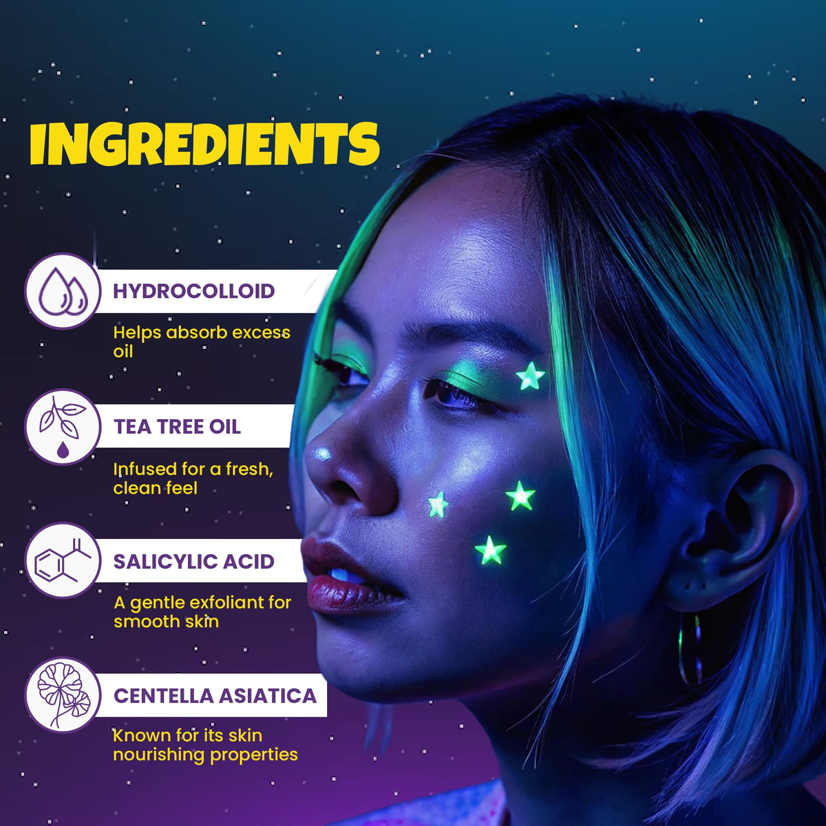Andlane Star Pimple Patches packaging with vibrant colours