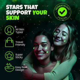 Andlane Star Pimple Patches with packaging and star designs