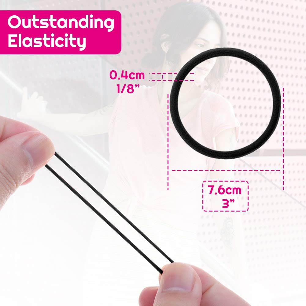 Anezus hair ties displayed on a flat surface