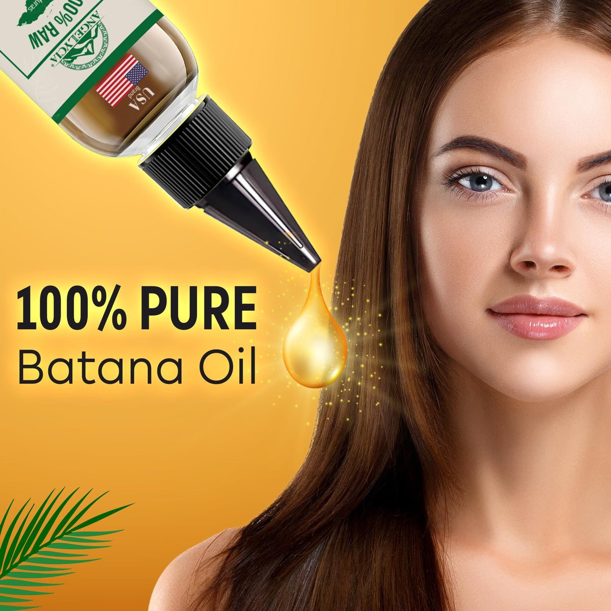 ANGELYCIA Batana Oil 100% Organic packaging details