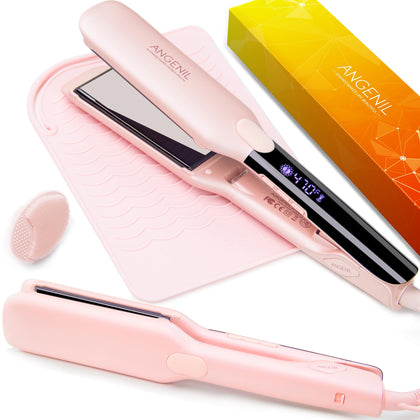 ANGENIL Pro Titanium Flat Iron 1.75" Wide front view