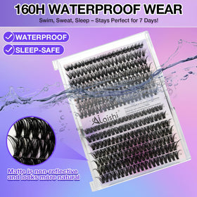 Angled tweezers included in AILAISHI Lash Clusters Kit