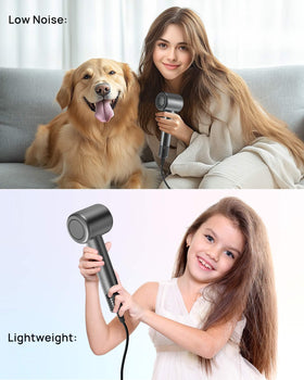 ANIEKIN Hair Dryer compact design for travel