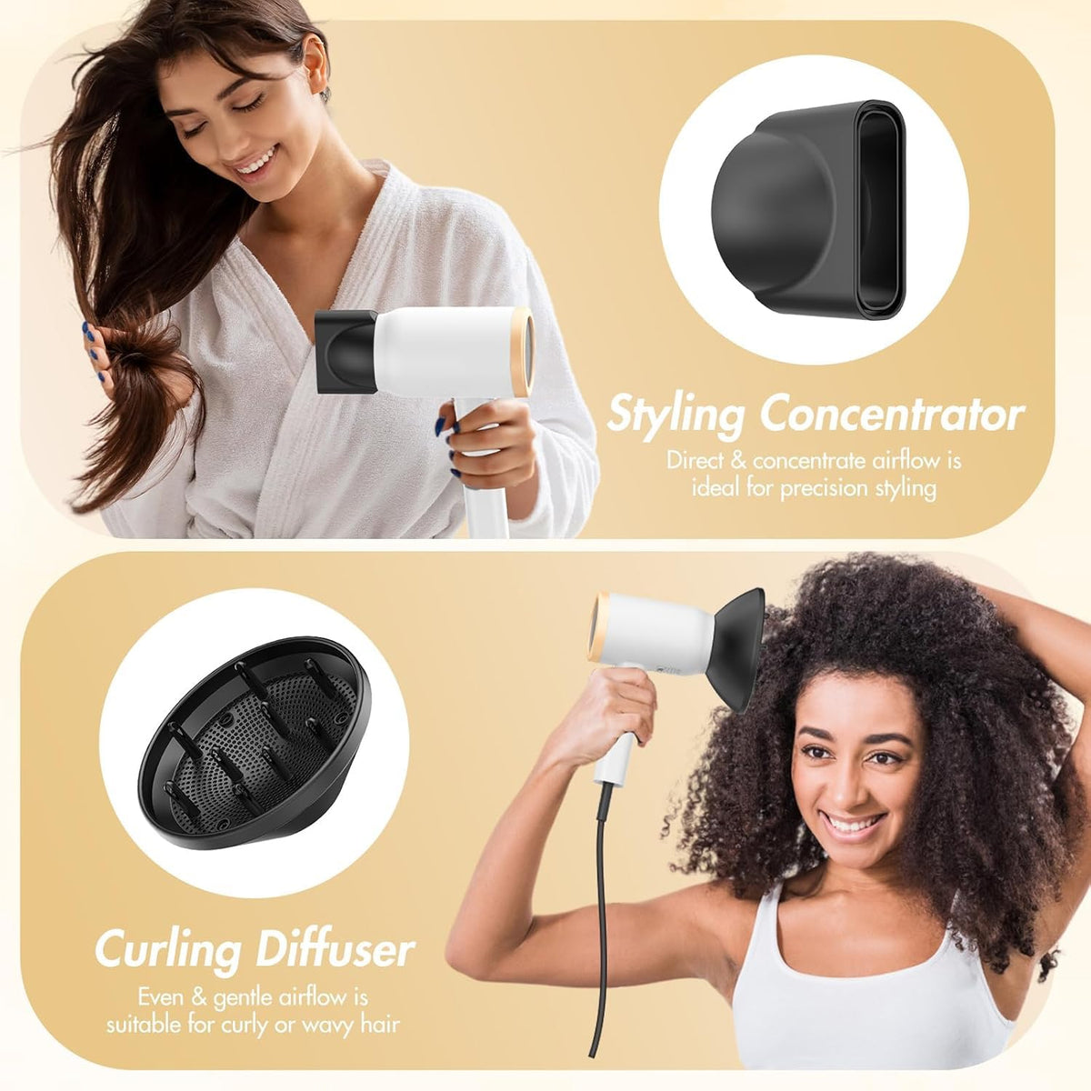 ANIEKIN Hair Dryer packaging front view
