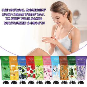 Ankooy mini hand creams with floral background