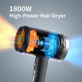 ANNE BETTY Ionic Hair Dryer side view showing control buttons