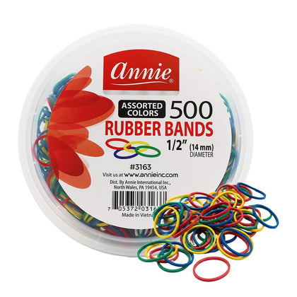 Annie Rubber Bands 14mm assorted colours front view