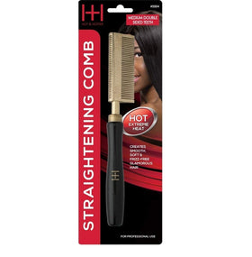 Annie Straightening Comb double sided medium teeth front view