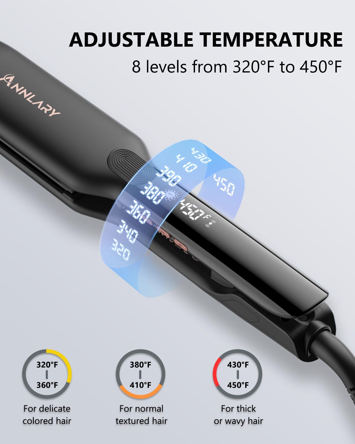 ANNLARY Flat Iron in packaging