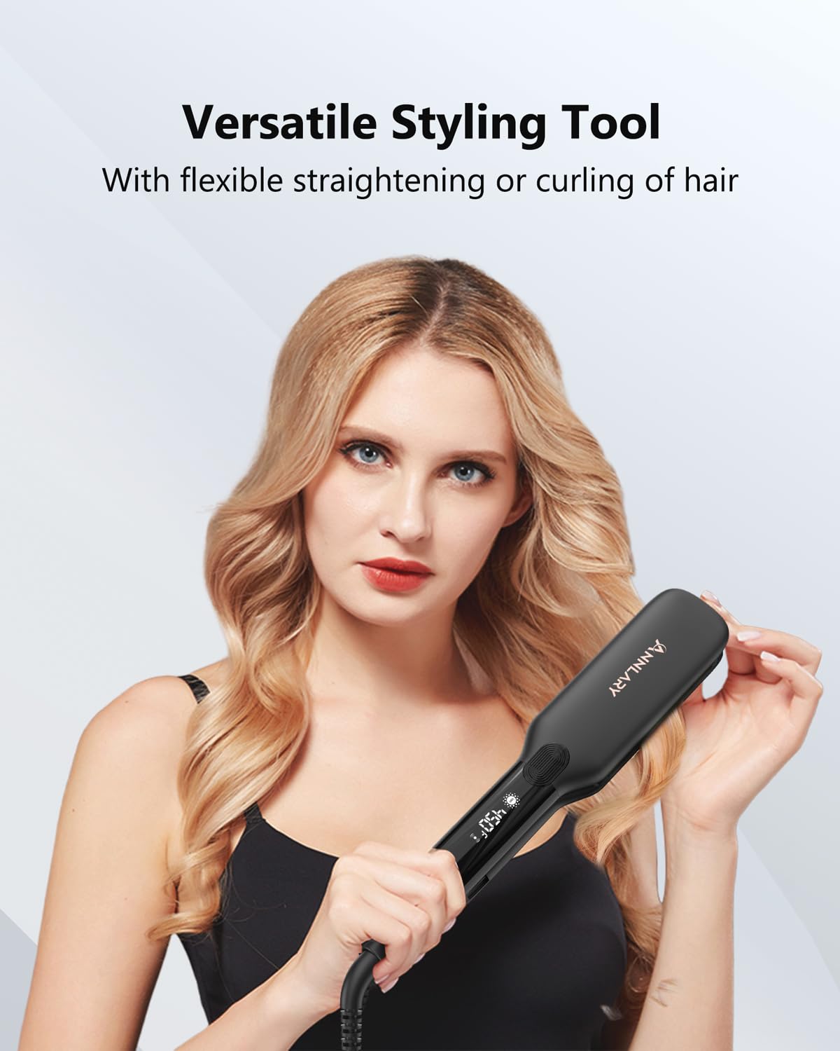 ANNLARY Hair Straightener in lifestyle setting