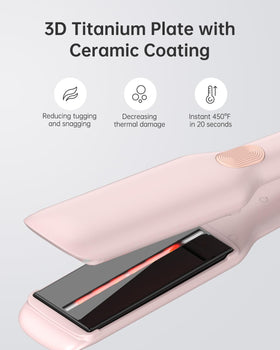 ANNLARY Hair Straightener in lifestyle setting on vanity