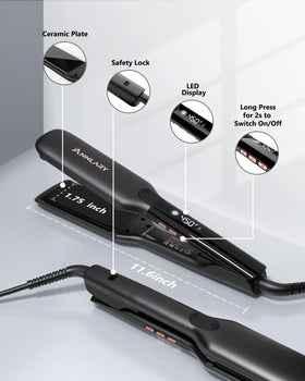 ANNLARY Hair Straightener side view