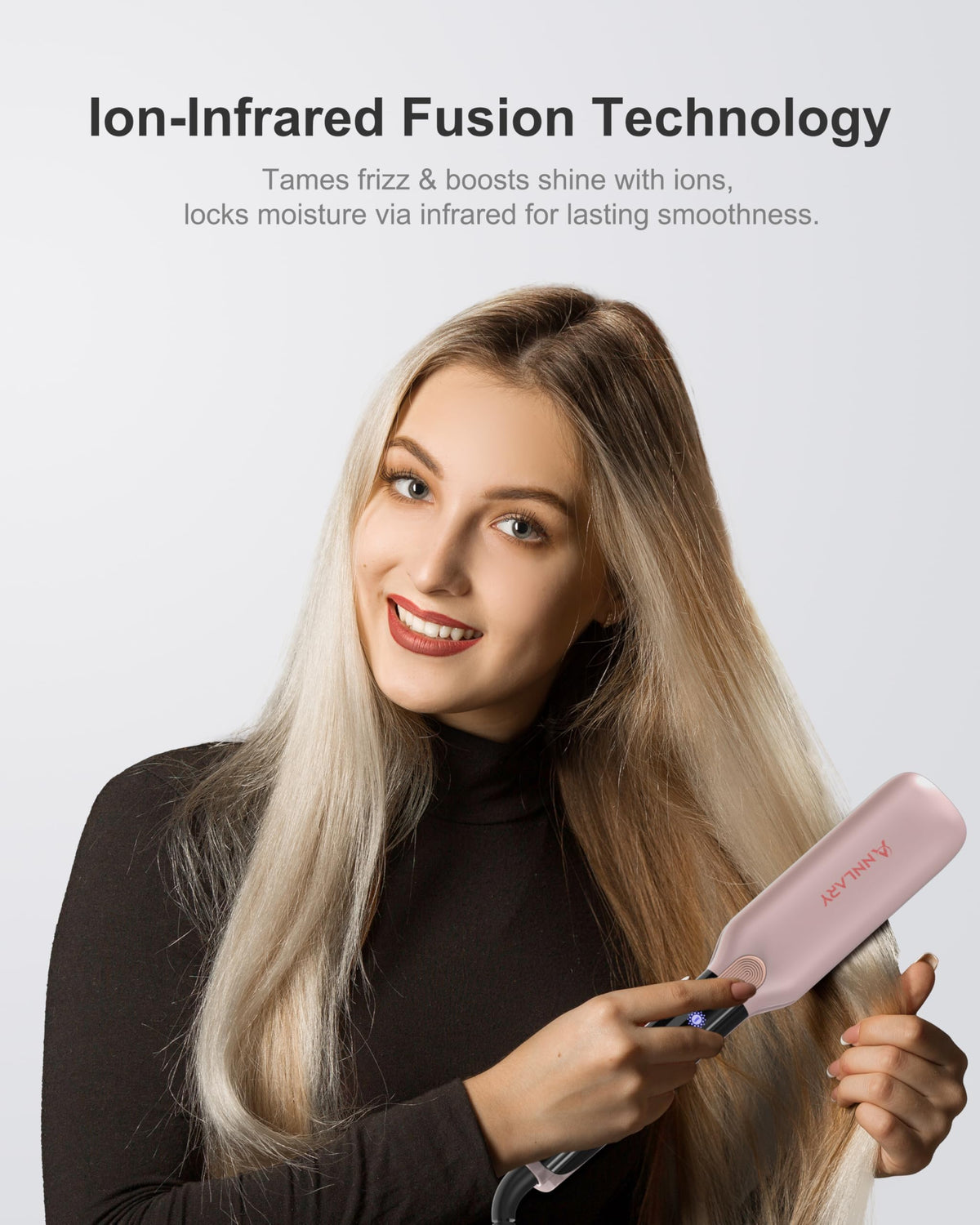 ANNLARY Hair Straightener with tangle-free cord