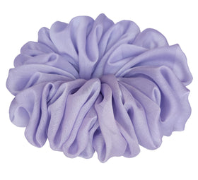 AnnushkaHomeDecor big scrunchie in light purple front view