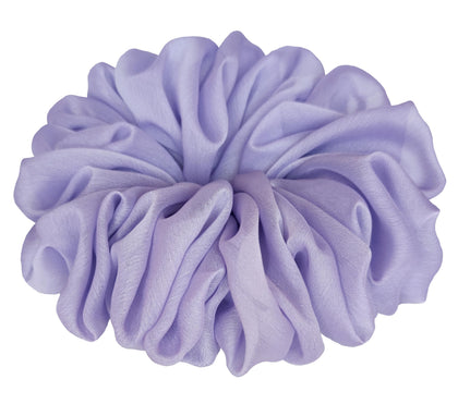 AnnushkaHomeDecor big scrunchie in light purple front view