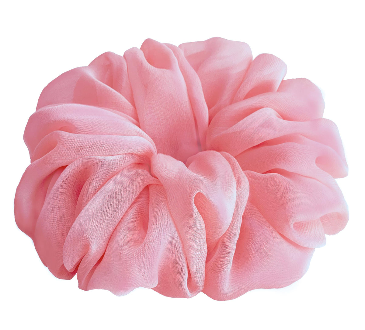 AnnushkaHomeDecor Big Scrunchie in Sweet Pink displayed in packaging