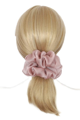 AnnushkaHomeDecor Big Scrunchies display box with silver ribbon