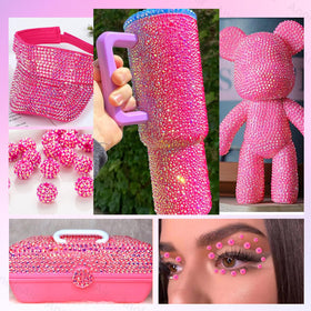 AnoleAir rhinestones kit packaging and contents