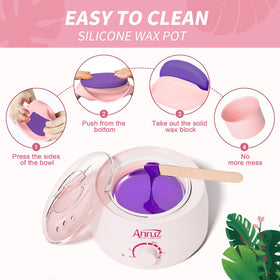 ANRUZ Waxing Kit packaging and contents overview
