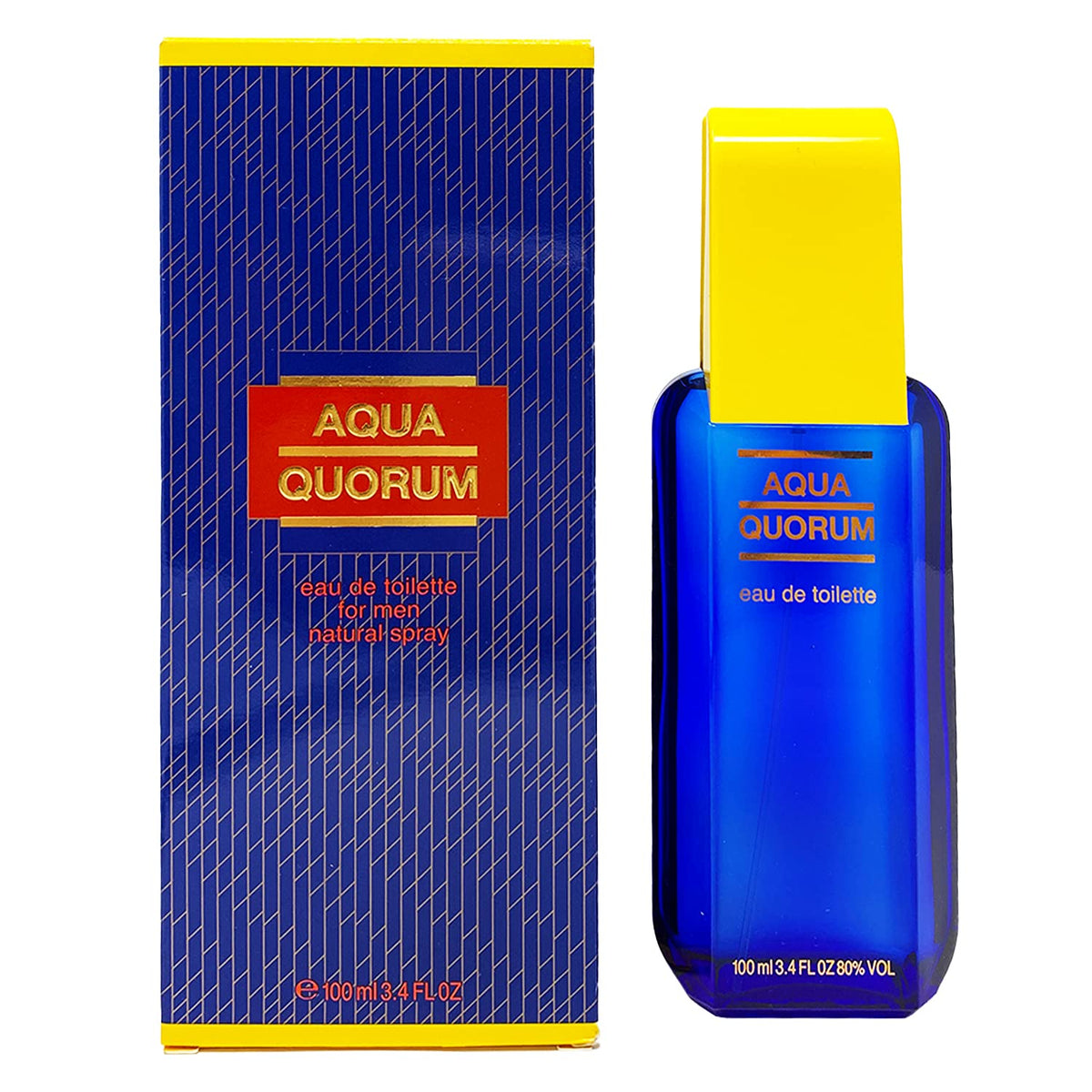 Antonio Puig Aqua Quorum Eau De Toilette Spray 3.4 oz front view