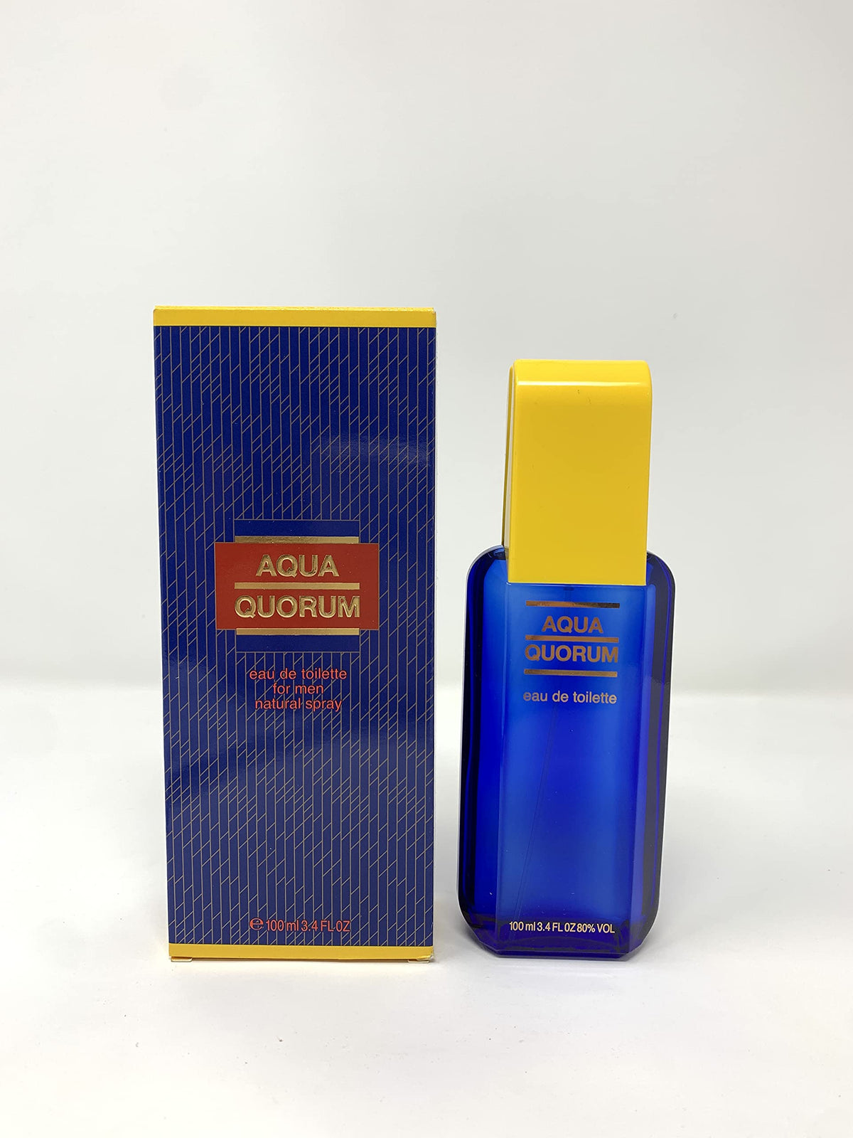 Antonio Puig Aqua Quorum Eau De Toilette Spray with a stylish background