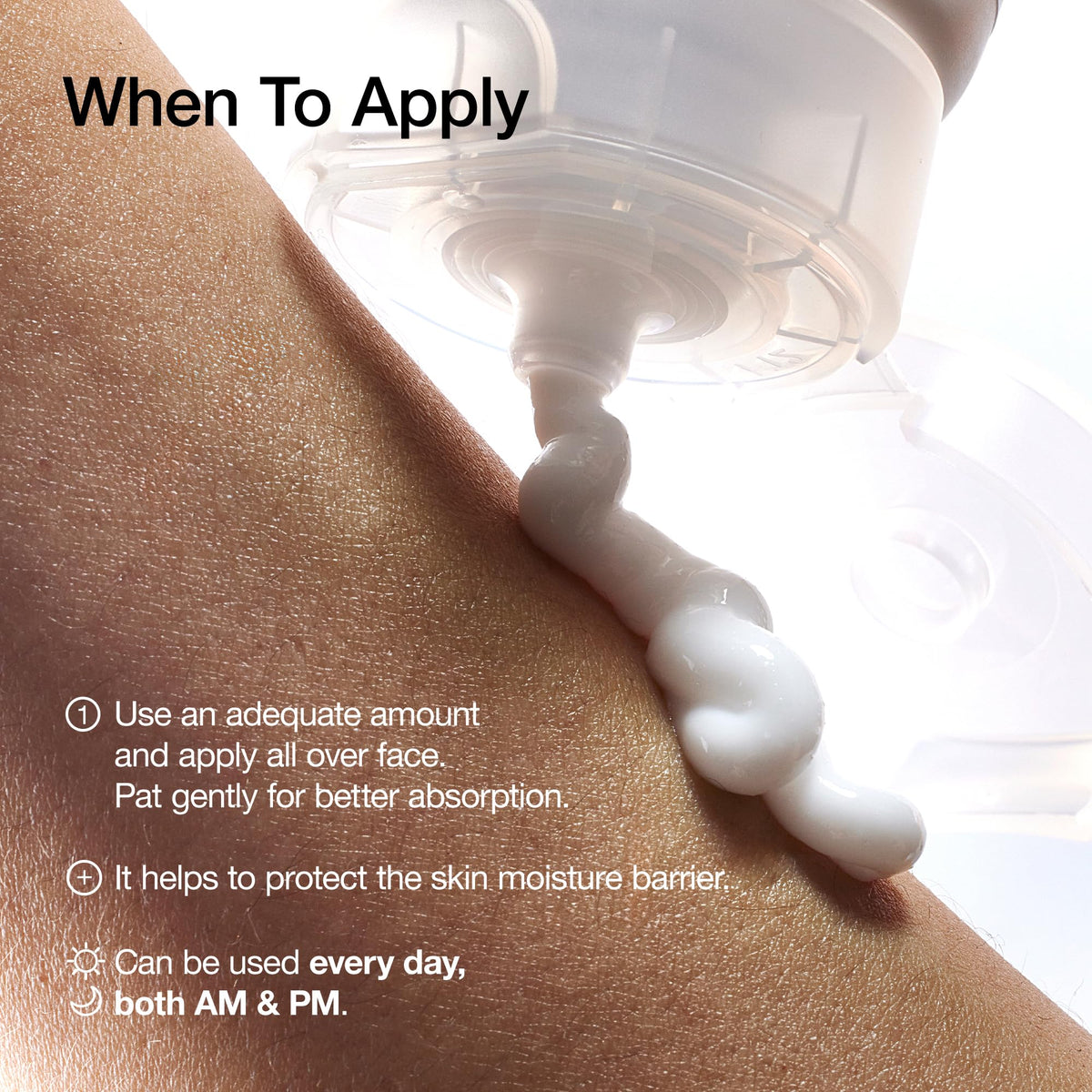 ANUA 3 Ceramide Panthenol Moisture Barrier Cream lifestyle scene