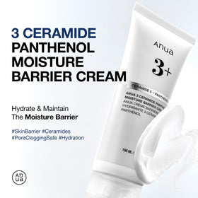 ANUA 3 Ceramide Panthenol Moisture Barrier Cream packaging side view