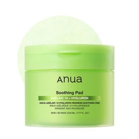 ANUA Azelaic Acid Soothing Toner Pads front view with packaging
