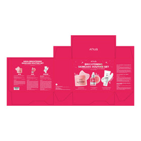 ANUA Brightening Skincare Set with ingredients list