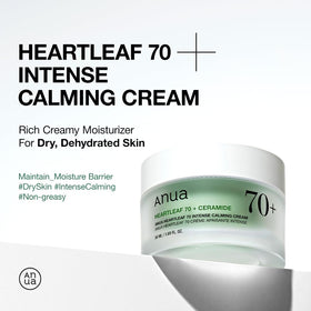 ANUA Heartleaf 70 Intense Calming Cream texture close-up