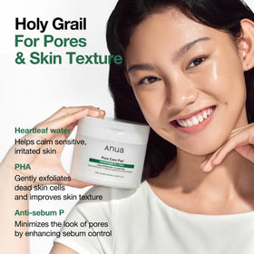 ANUA Heartleaf 77 Toner Pads in a skincare routine setting