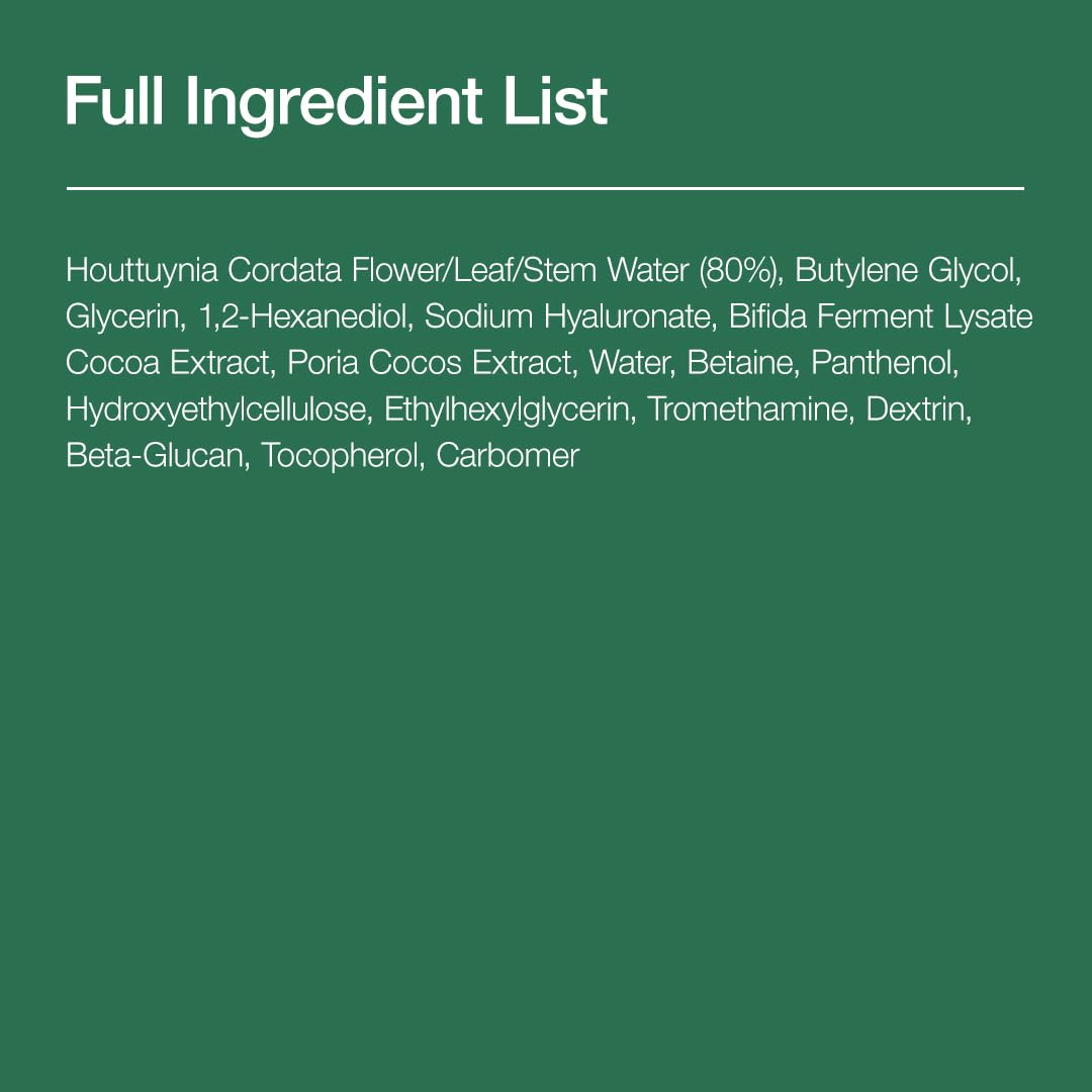 ANUA Heartleaf 80 Soothing Ampoule with skincare products