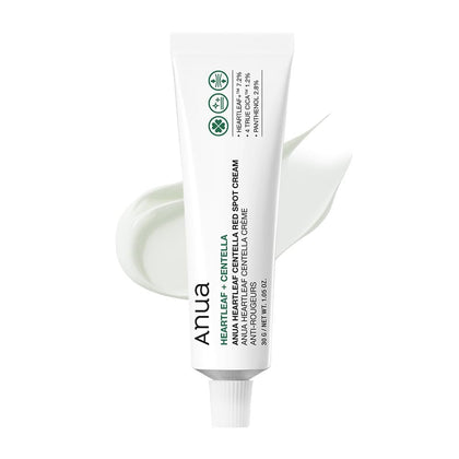 ANUA Heartleaf Centella Red Spot Cream front view with packaging