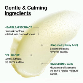 ANUA Heartleaf LHA Moisture Peeling Gel ingredients list